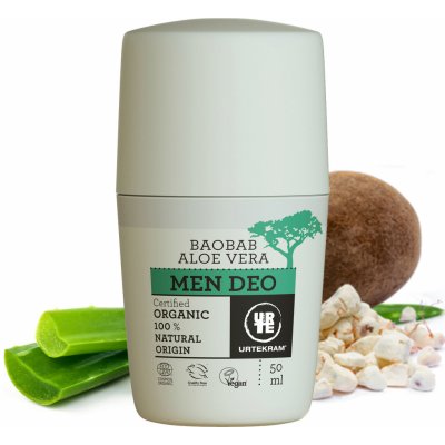 Urtekram Men krémový deodorant s aloe a baobabem BIO 50 ml – Zbozi.Blesk.cz