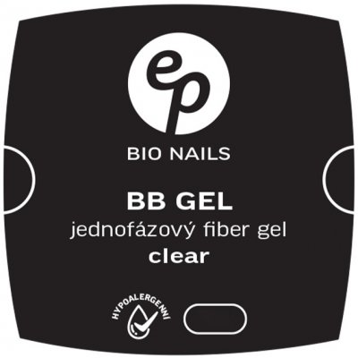 BIO nails FIBER CLEAR jednofázový hypoalergenní gel 50 ml