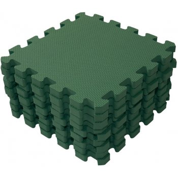 Baby Dan hrací podložka Puzzle Dark Green 9 ks