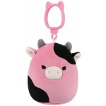 Přívěsek na klíče Squishmallows Černo růžová kráva Pollyanna 9 cm – Zboží Dáma