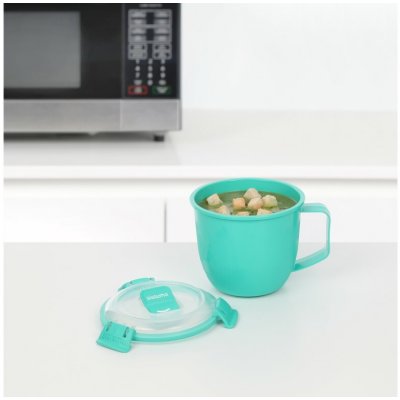 Sistema Microwave Hrnek na polévku 565 ml mátová – Zbozi.Blesk.cz