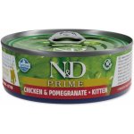 N&D Cat Prime Kitten Chicken & Pomegranate 70 g – Zboží Mobilmania