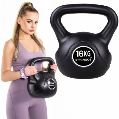 SPRINGOS ABS Kettlebell 16 kg – Zbozi.Blesk.cz