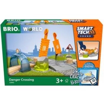 Brio World Smart Tech Sound Železniční přejezd