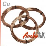 Měděný drát surový měkký, 0,9 mm (10 m) – Zboží Dáma