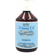 Eco-U masážní olej s jojobovým olejem 500 ml