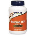 Now Foods Foods Betaine HCl 120 kapslí – Hledejceny.cz