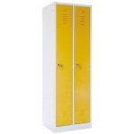 SJS 180 60 skříň šatní šíře 60 cm šedá/žlutá – Zboží Mobilmania