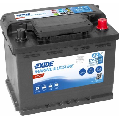 Exide Start 12V 62Ah 540A EN600 – Zboží Mobilmania