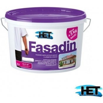 HET FASADIN AKR.FASÁDNÍ BARVA BÍLÁ 7 KG