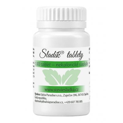 Salvia Paradise Stévie sladká - Sladík - tablety - 1000Ks – Sleviste.cz