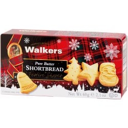 Walkers vánoční máslové sušenky 60 g