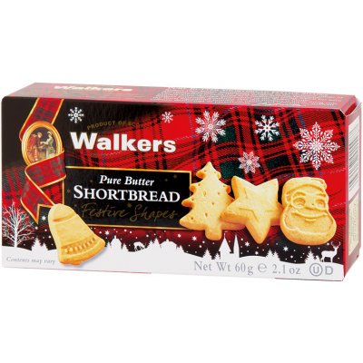 Walkers vánoční máslové sušenky 60 g – Zboží Mobilmania