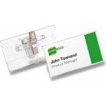 Durable - jmenovka - 40 x 78 mm, s klipem a špendlíkem – Zbozi.Blesk.cz