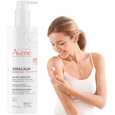 Avène TriXera Nutrition intenzivně vyživující fluidní mléko na obličej a tělo pro suchou a citlivou pokožku 400 ml – Zboží Dáma
