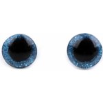 Glitrové bezpečnostní oči Ø10mm (Pár) Barva: Modrá tyrkys – Sleviste.cz