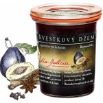 Via Delicia švestkový Džem s perníkovým kořením 165 g – Zboží Dáma