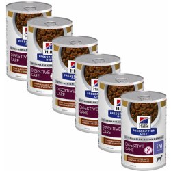 Hill’s Prescription Diet Adult Dog I/D Low Fat Digestive Care Stew Chicken & Vegetables 6 x 354 g