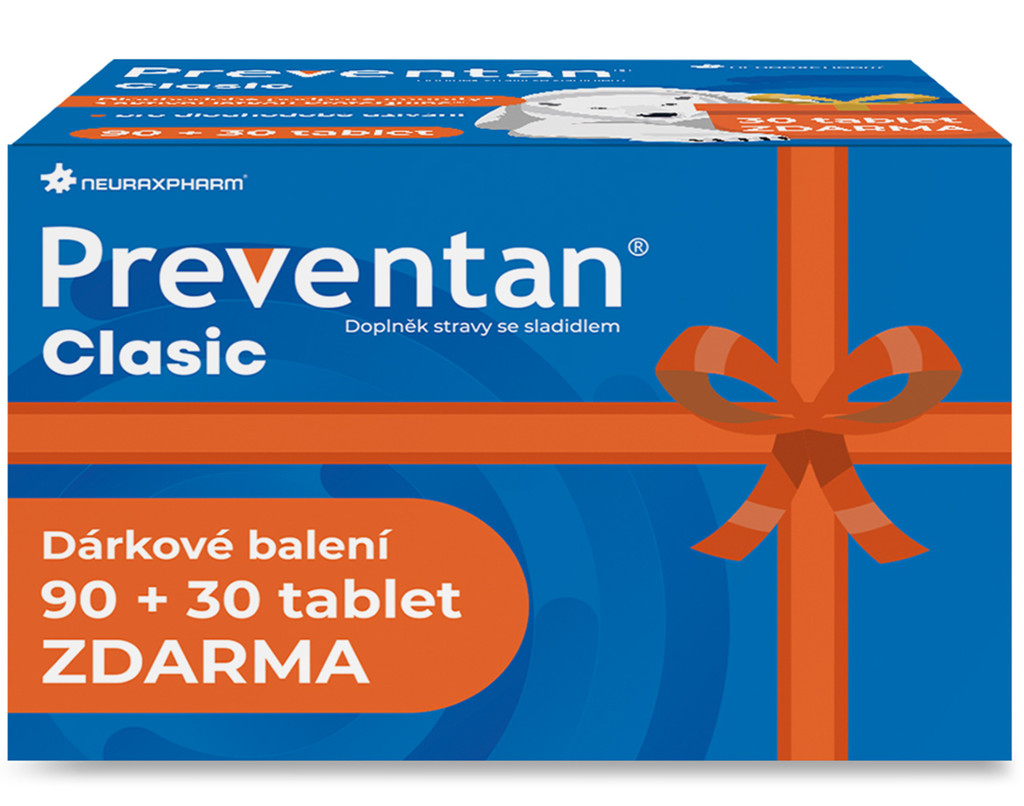 Neuraxpharm Bohemia Preventan Clasic tablet 90+30 dárkové balení 2023