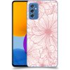 Pouzdro a kryt na mobilní telefon Samsung Pouzdro ACOVER Samsung Galaxy M52 5G s motivem Floral I