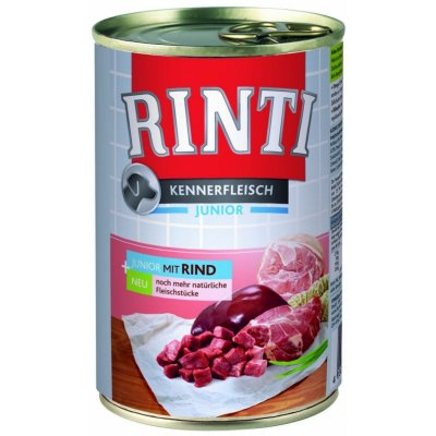 Finnern Rinti Junior hovězí 12 x 400 g – Hledejceny.cz