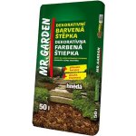 Mr. Garden Štěpka dekorační barvená, hnědá 50l, Mr.Garden – Sleviste.cz