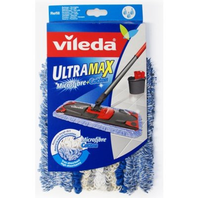 Vileda 105575 náhradní návlek pro mop UltraMat šedá vhodné na parkety a  laminát od 163 Kč - Heureka.cz