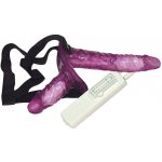 Orion Vibrační dvojité Strap on dildo – Zboží Dáma