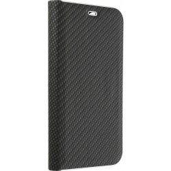 Pouzdro Forcell LUNA Book Carbon SAMSUNG Galaxy A52 5G / A52 LTE 4G / A52s 5G černé