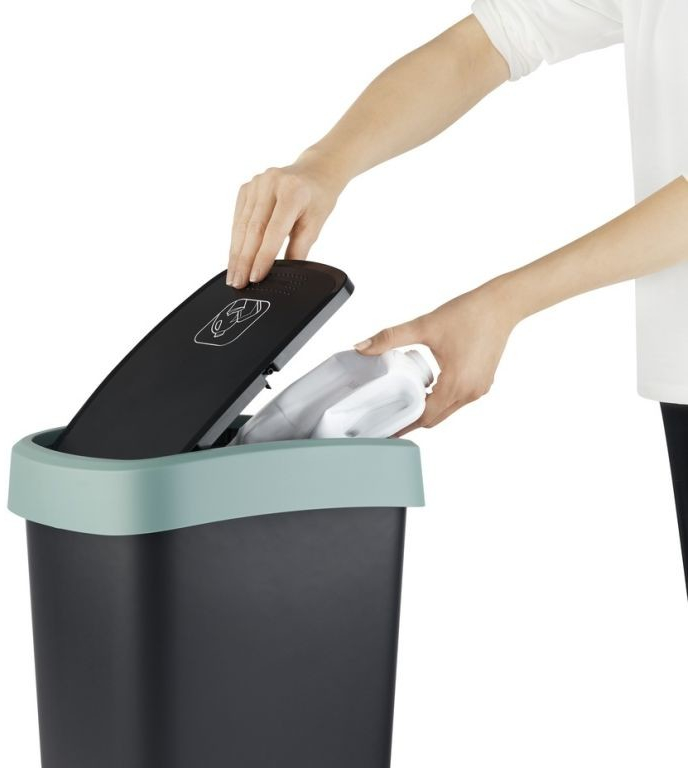 Rotho Twist odpadkový koš 50 l zelená