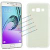 Pouzdro a kryt na mobilní telefon Samsung PROTEMIO 822 Silikonový obal Samsung Galaxy J1 2016 bílý BRUSH