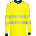 Portwest Tričko WX3 FR701 Hi-Vis odolné proti ohni dlouhý rukáv reflexní Žlutá/navy XL – Hledejceny.cz