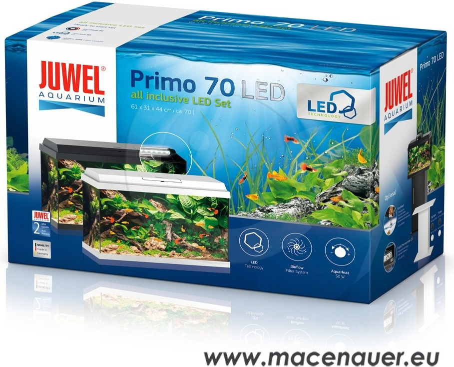 Juwel akvárium Primo 70 LED černé 70 l od 2 890 Kč - Heureka.cz