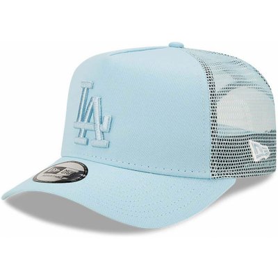 New Era 9FORTY A-Frame Trucker MLB Tonal Mesh Los Angeles Dodgers Pastel Blue