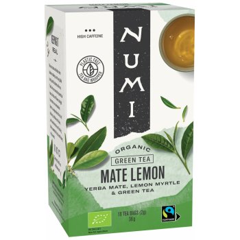 Numi Zelený čaj Mate Lemon Green 18 ks