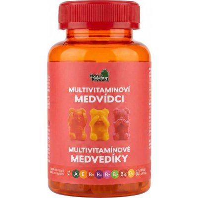 Naturprodukt Multivitamin Gummy Bear 60 ks – Hledejceny.cz