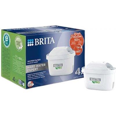 Brita Maxtra PRO Hard Water Expert Vodní filtry 4 ks