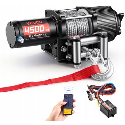Elektrický naviják Vevor 2041 kg bezdrátové a kabelové ovládání – Hledejceny.cz