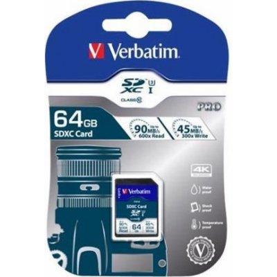Verbatim SDXC 64 GB 47022 – Hledejceny.cz