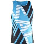 Salming Run Team Race Singlet black / Cyan – Zboží Mobilmania