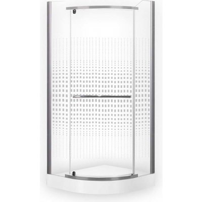Roth ELARIS 80 cm Stříbrná Sklo POTISK 195 cm 4520001 – Zboží Dáma