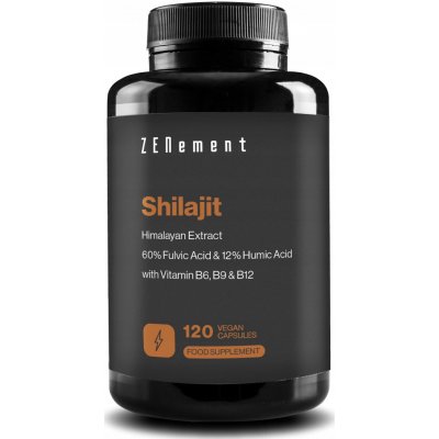Zenement Shilajit 1300 mg s vitamíny B6 B9 B12 120 kapslí – Hledejceny.cz