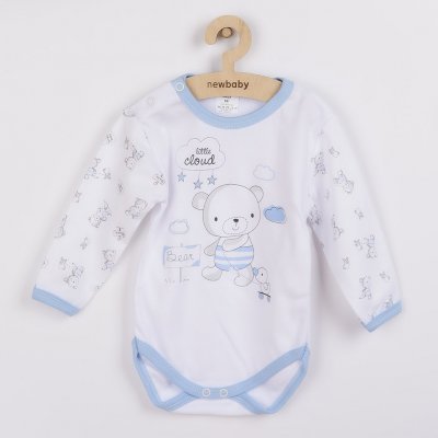 New Baby Kojenecké body Bears modré – Zboží Mobilmania