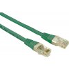 síťový kabel CTnet 120000 Patch, RJ45, cat. 5e, UTP, 0,25m, zelený