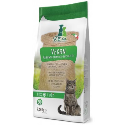 Vegan Cat rostlinné kompletní krmivo pro kočky 7,5 kg – Zbozi.Blesk.cz