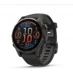 Garmin Fenix 8 AMOLED 43mm Sapphire Carbon Gray Titanium/Black 010-02903-21 – Zboží Živě