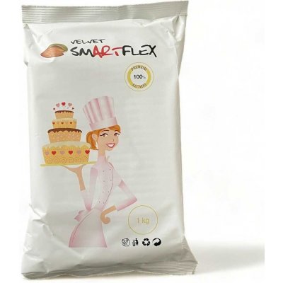 Smartflex Velvet Mandle Potahovací hmota 1 kg – Zboží Dáma