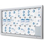 Jansen Display Venkovní uzamykatelná informační vitrína 24 x A4 – Zboží Živě