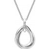 Náhrdelník Hot Diamonds Trio Teardrop DP779