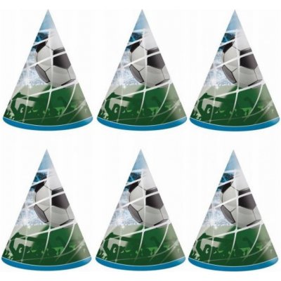 Procos EKO Čepičky papírové Fotbal 6ks – Zboží Dáma